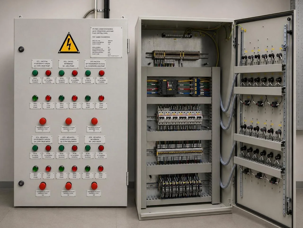 Распределительные щиты LDB, собранные FLE на аппаратуре ABB